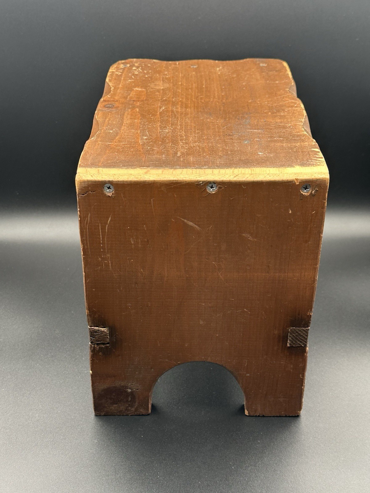 Antique Handmade Primitive Farmhouse Rustic Wooden Stool