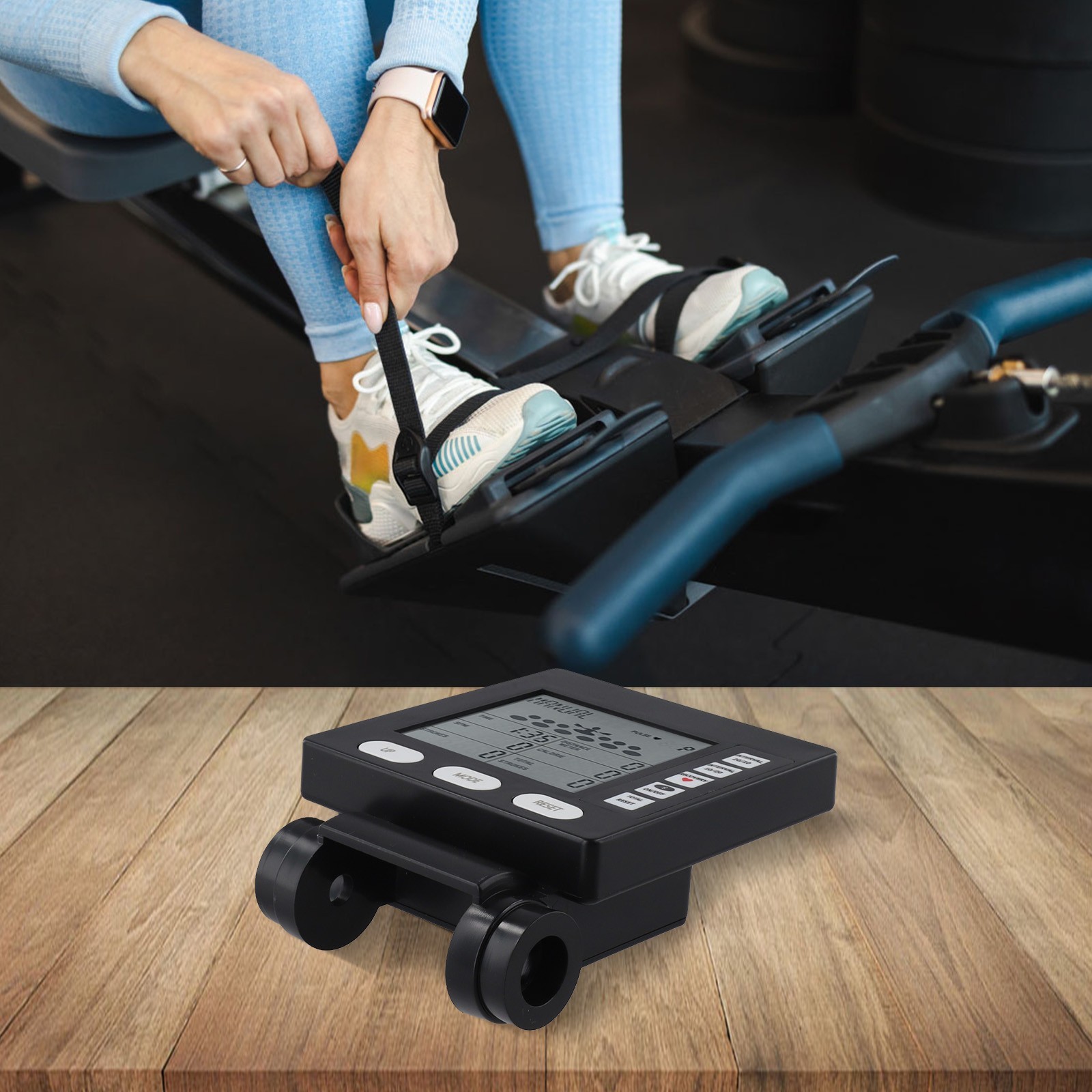 Rowing Machine Speedometer with Calorie and Distance Measurement Features