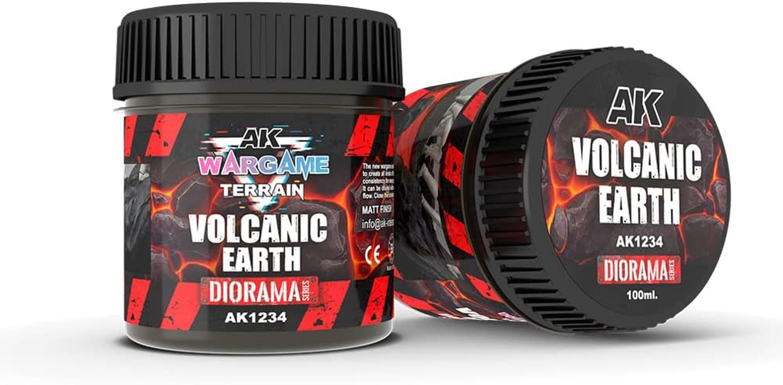 AK WARGAME TERRAINS AK1234 Volcanic Earth (100Ml)