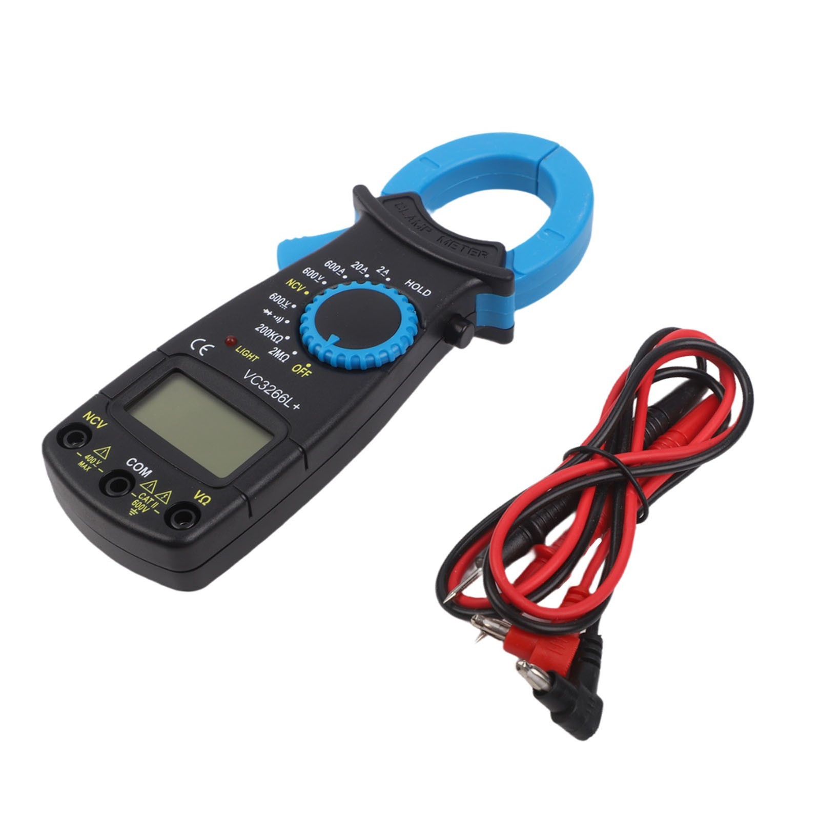 VC3266L Plus Clamp Meter with LCD Display for AC Current and NCV Detection