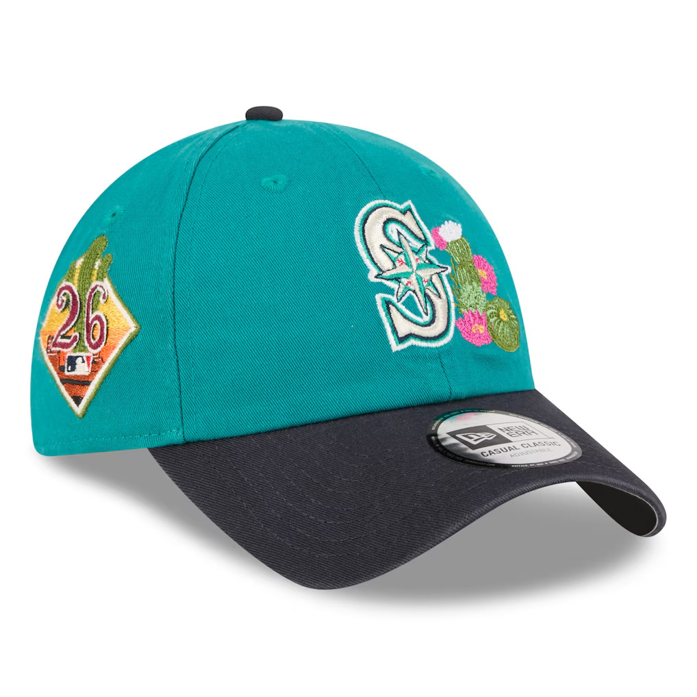 Seattle Mariners New Era 2026 Spring Training Casual Classic Hat Dad MLB Cap