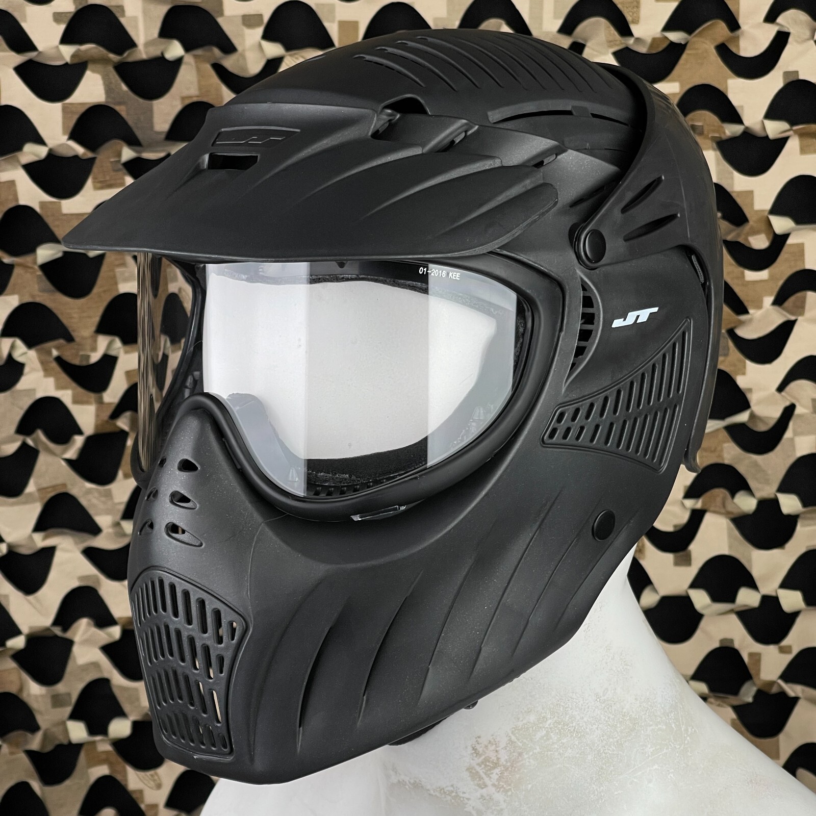NEW JT X-Ray PROtector Mask Single Lens - Black