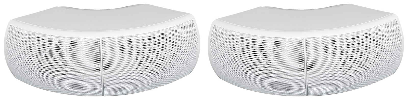 (2) Rockville WET-D4 White Indoor/Outdoor Commercial/Restaurant/Bar 70V Speakers