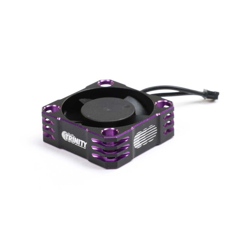 Trinity Aluminum 30x30mm Ball Bearing Fan Purple TEP3084