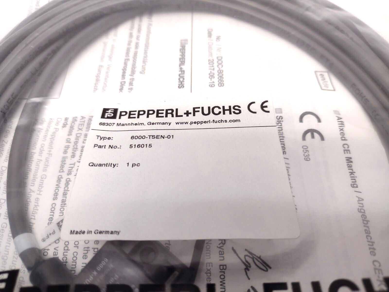 Pepperl+Fuchs 6000-TSEN-01 Temperature Sensor 516015