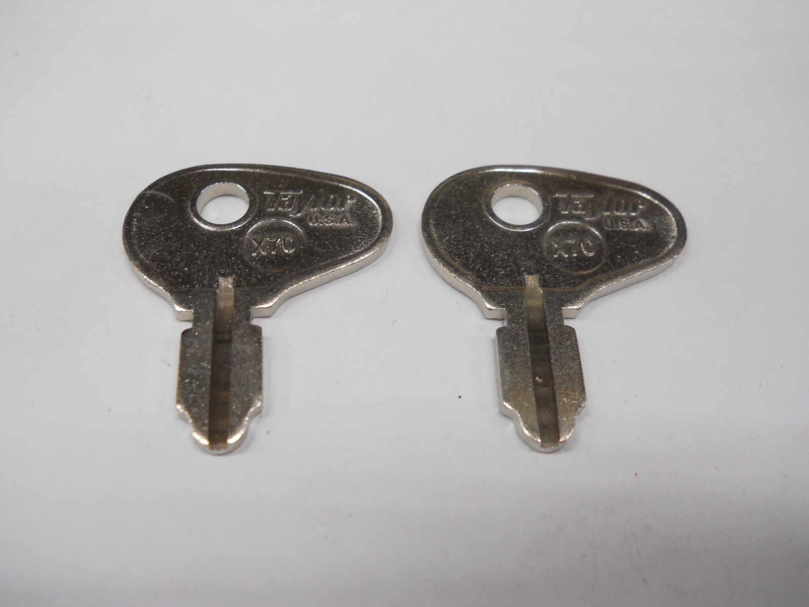 Taylor X70 Key Blank Fits Harley Davidson AMF golf cart Fort lock Lot of 2