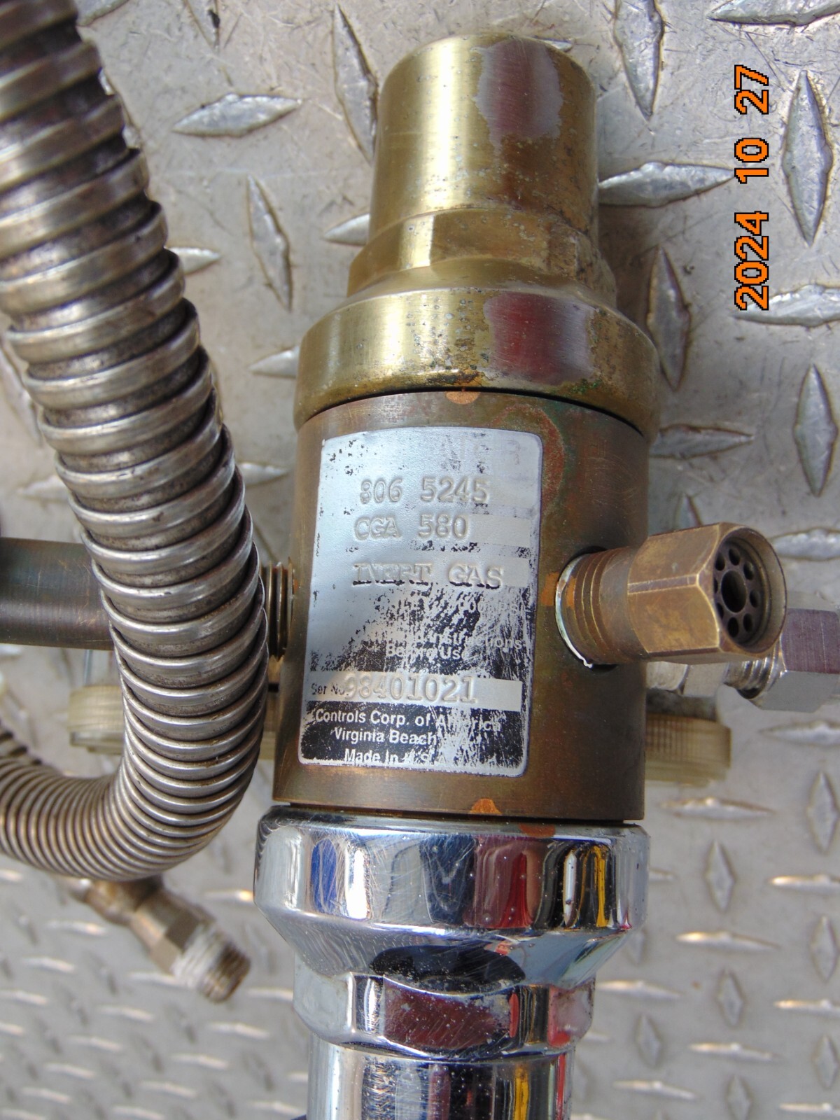 CONCOA 806-5245 CGA-580 REGULATOR INERT GAS