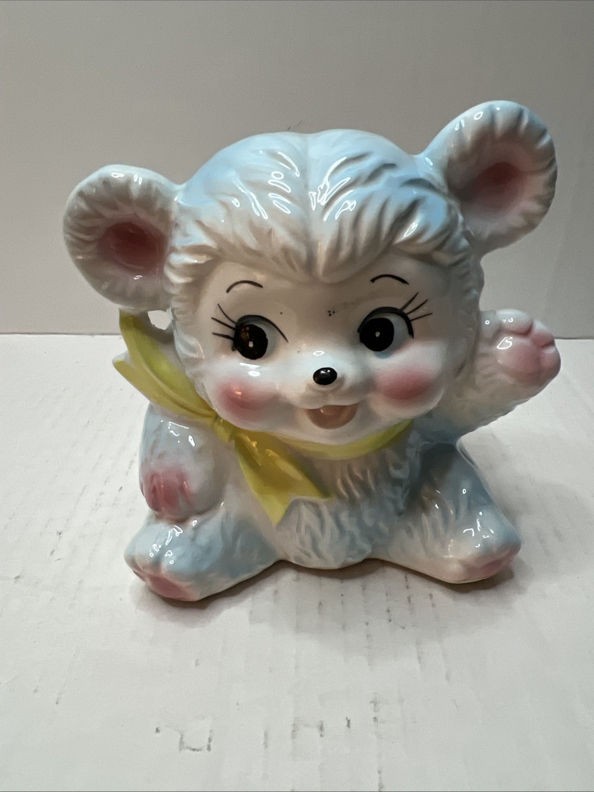 Vintage Ceramic Teddy Bear Planter Made in Japan