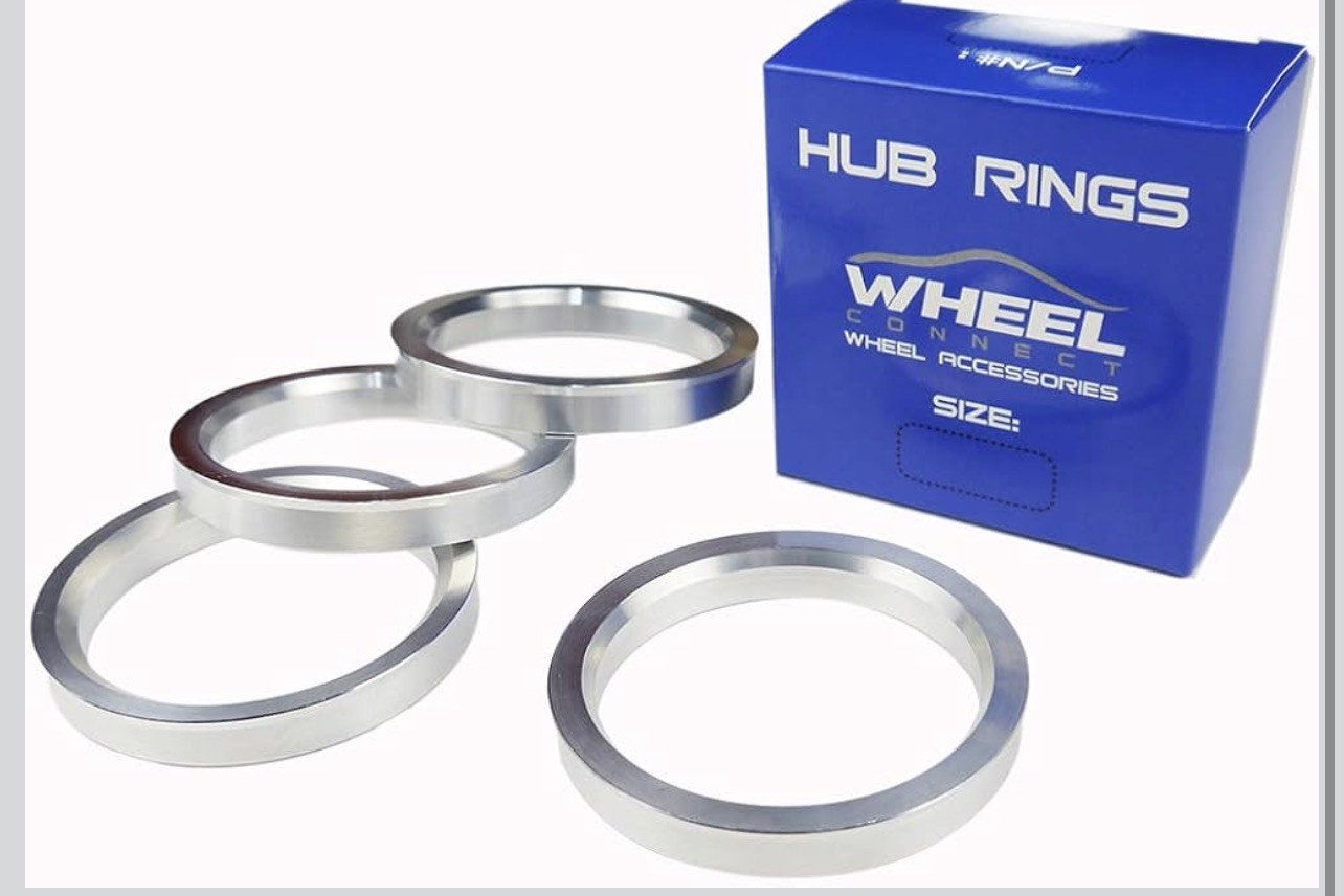 WHEEL CONNECT Hub Centric Rings, 67.1 to 64.1 Set of 4, Aluminium Alloy Hubri...