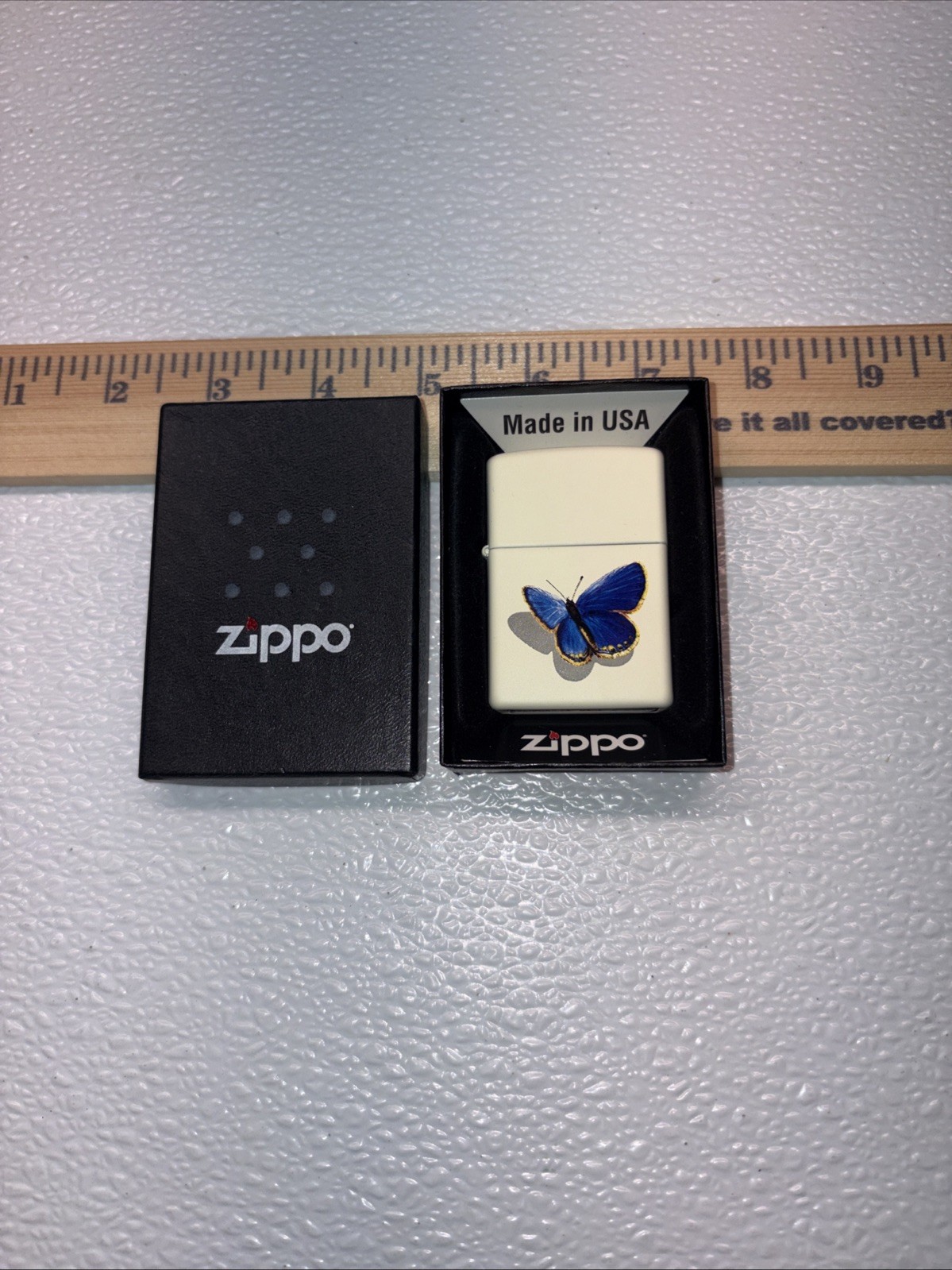 Zippo Lighter "BS Butterfly" 2008 Design-New-Fast Ship