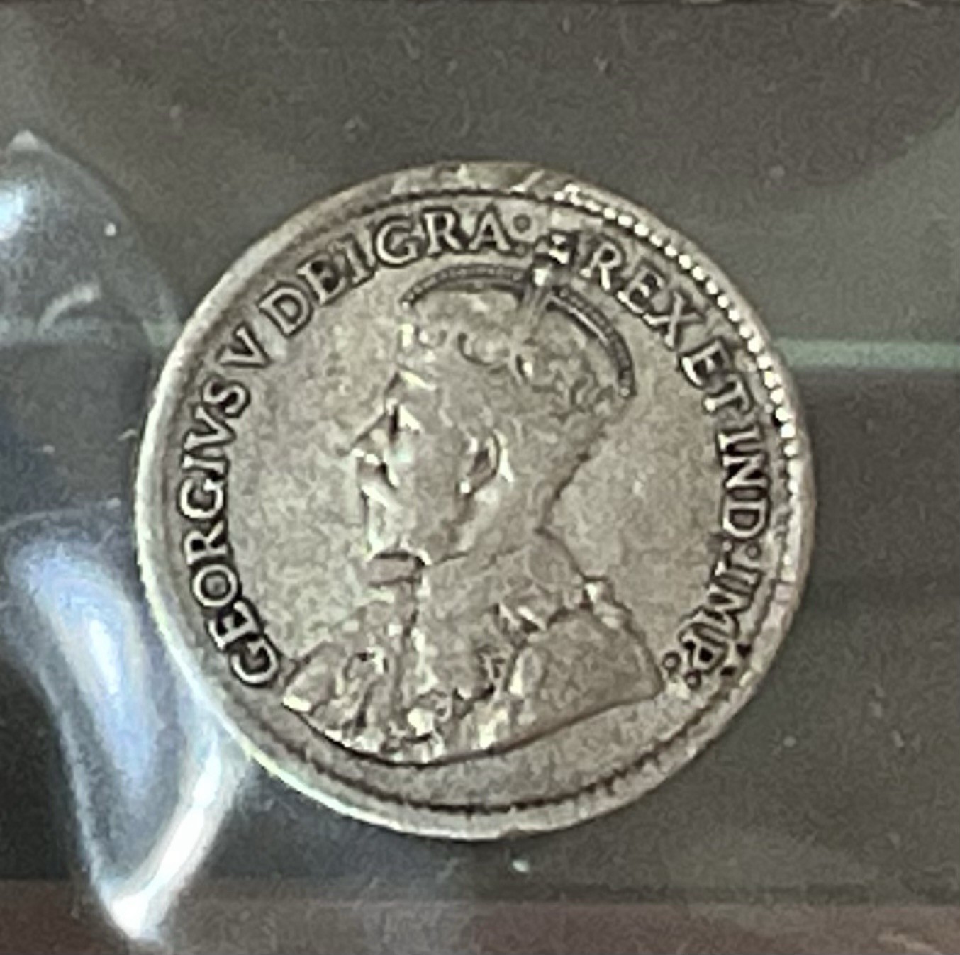 1917 Canadian 5 Cents Silver