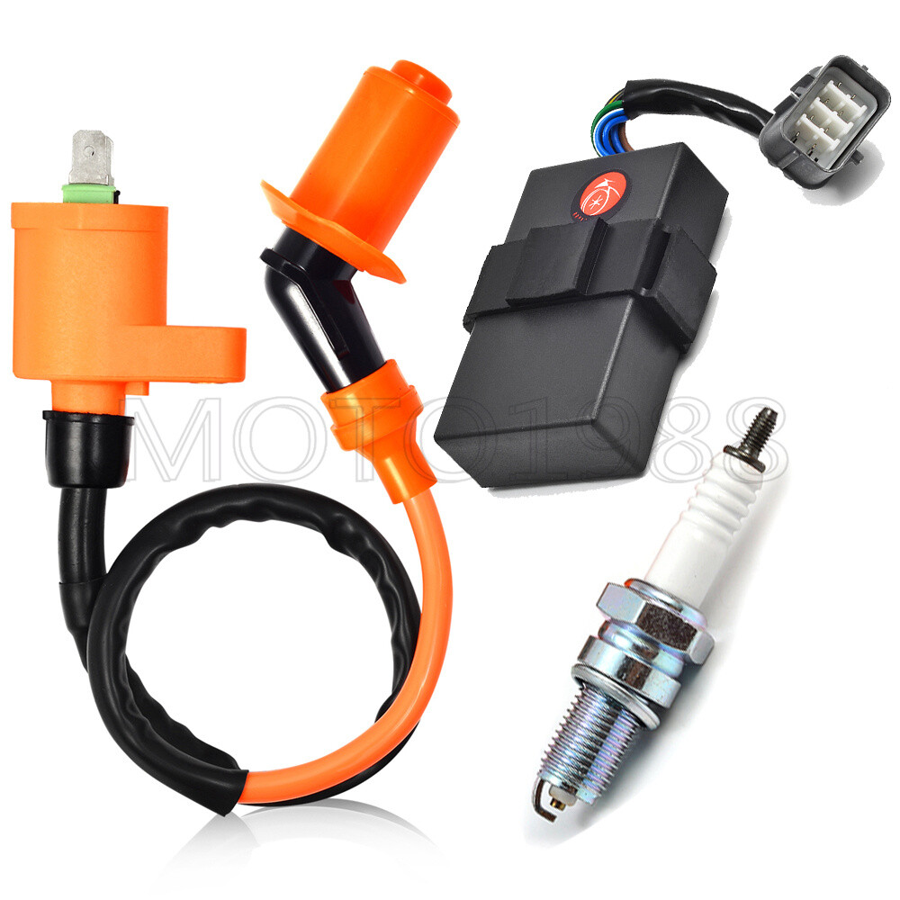 Ignition Coil CDI & Spark Plug For Honda FourTrax 300 TRX300 2x4 4x4 1998 - 2000