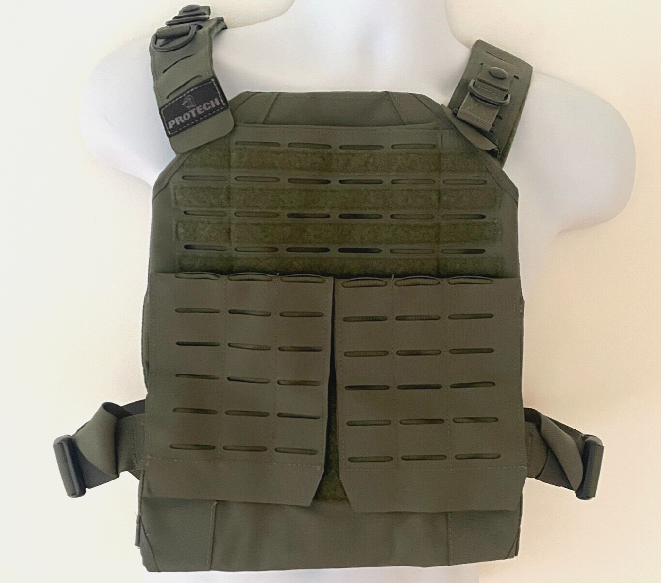 PROTECH Tactical Plate Rack Carrier SHIFT 360 AWS VCS 10X12 Large Green Webless