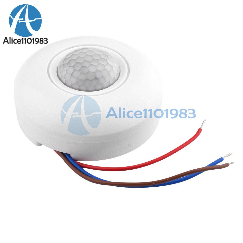 AC85-265V Infrared PIR Motion Induction Sensor 360° Detection For Ceiling Light