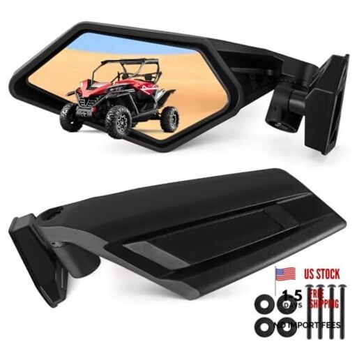 Maverick – 360° Adjustable Folding Rear View Mirrors with X3 Side Mirrors