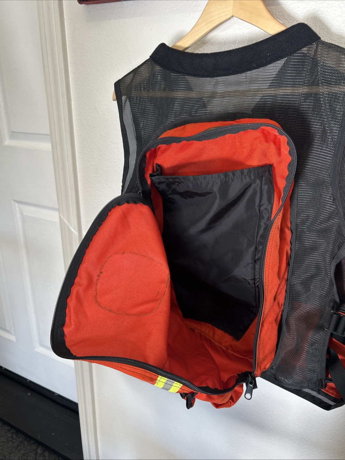 Mil-Spec Motorcycle Riding Safety Vest US Military HI VIS Orange XL