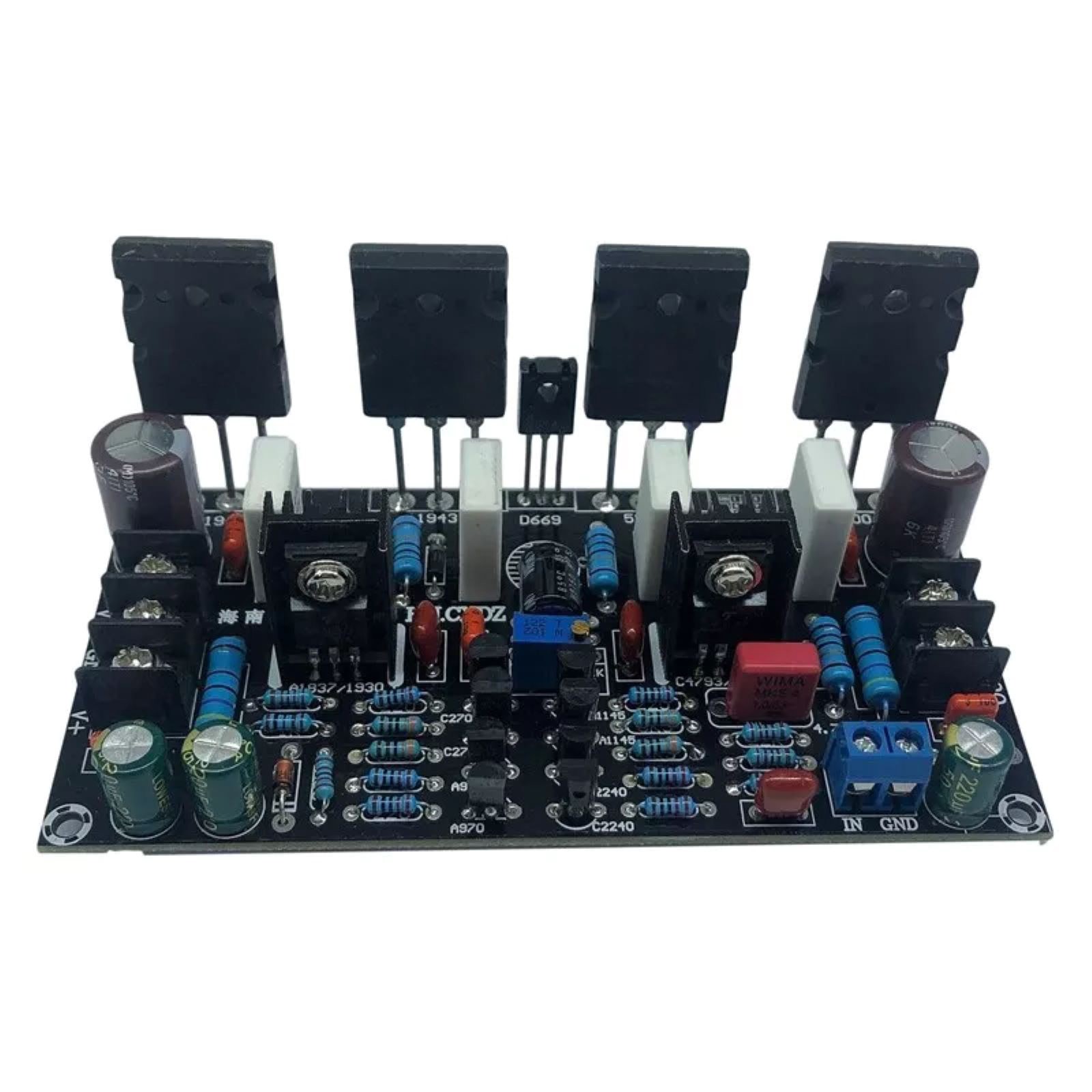 1 PC Mono Power Amplifier Board 200W 1943+5200 High After Tube Board Accessories