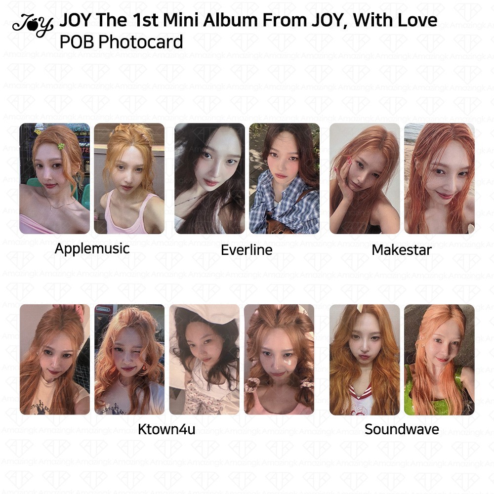 RED VELVET JOY The 1st Mini Album From JOY with Love POB Photocard KPOP K-POP