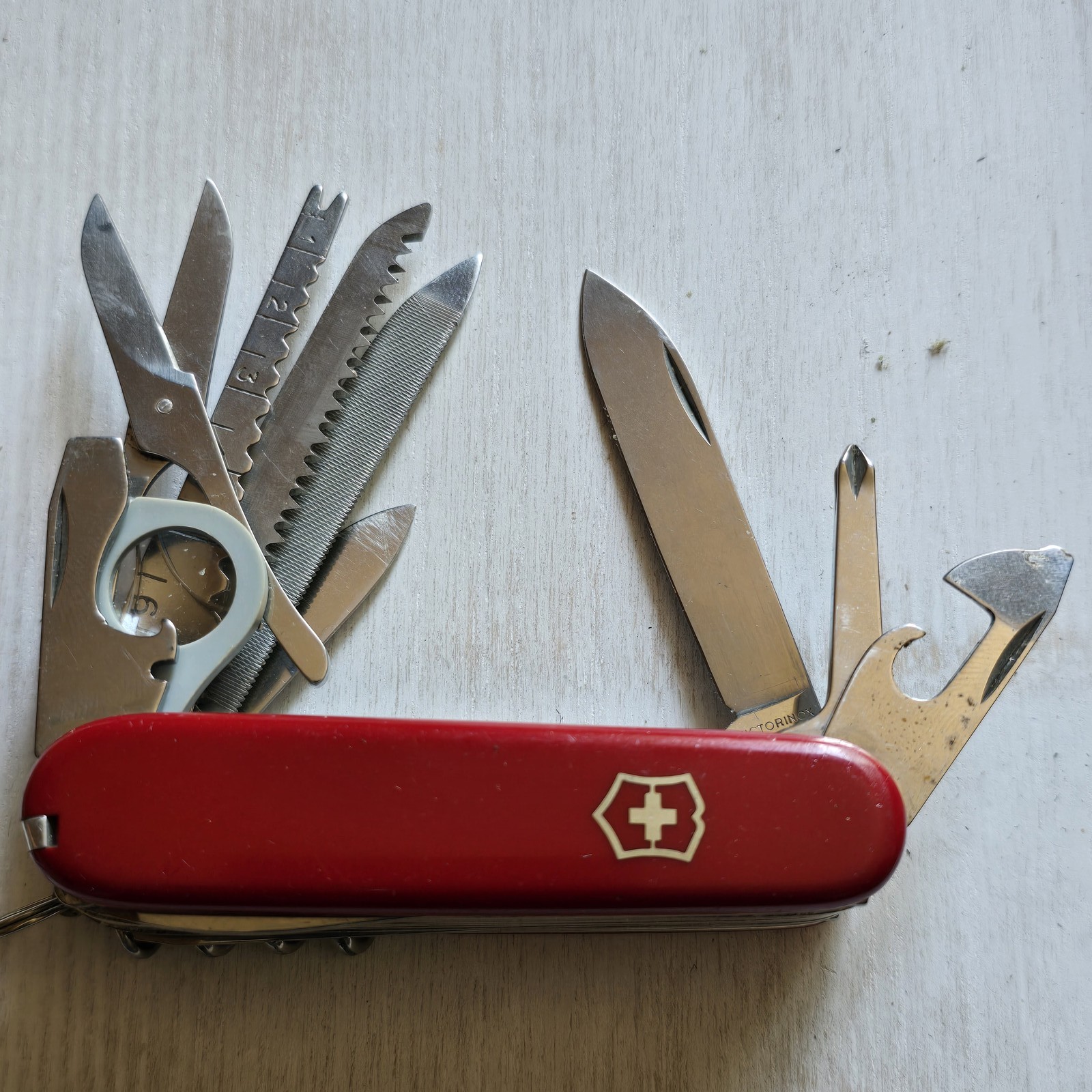 VICTORINOX CHAMPION SWISS ARMY KNIFE 91MM MULTI TOOL VINTAGE 1973-78