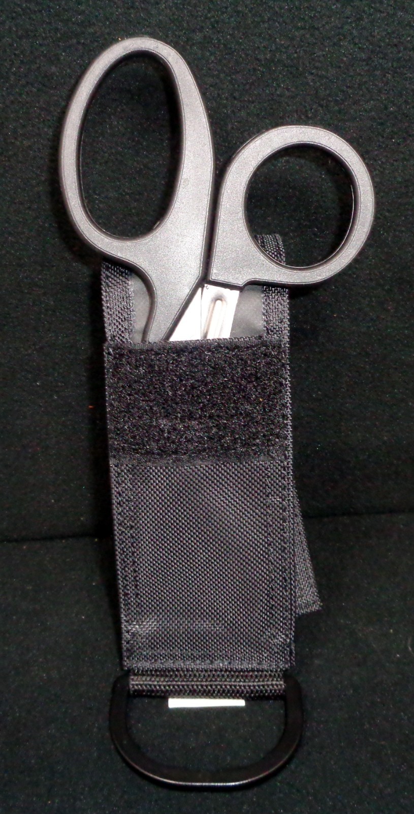 TRIDENT Scuba Diving Black Stainless Steel Heavy Duty Scissors + Case