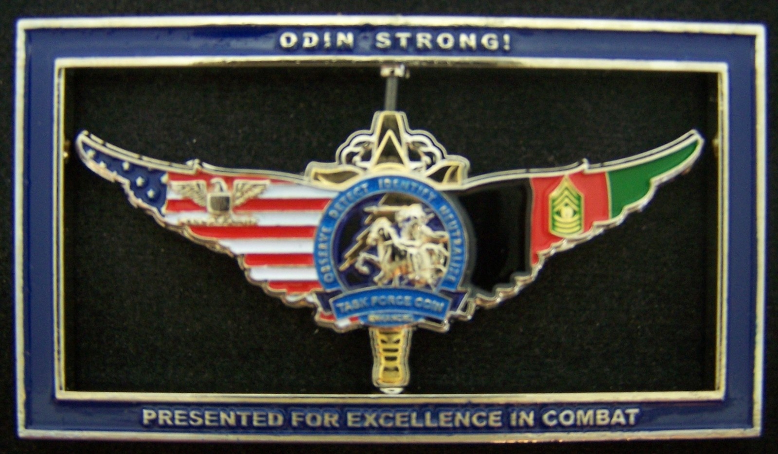 Task Force Odin OEF Challenge Coin