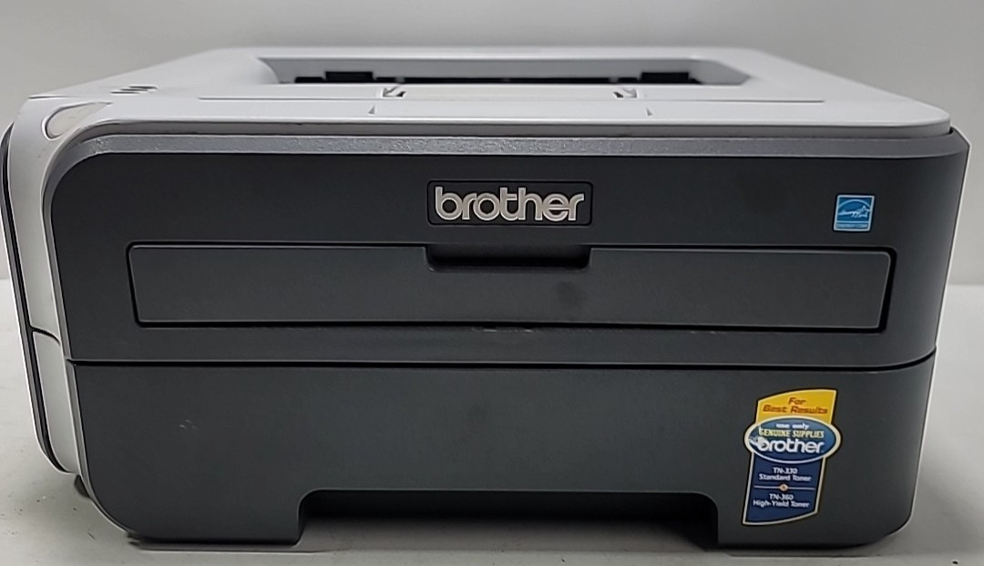 Brother HL‑2140 Laser Printer – For Parts/Repair – Works but Noisy – No Toner