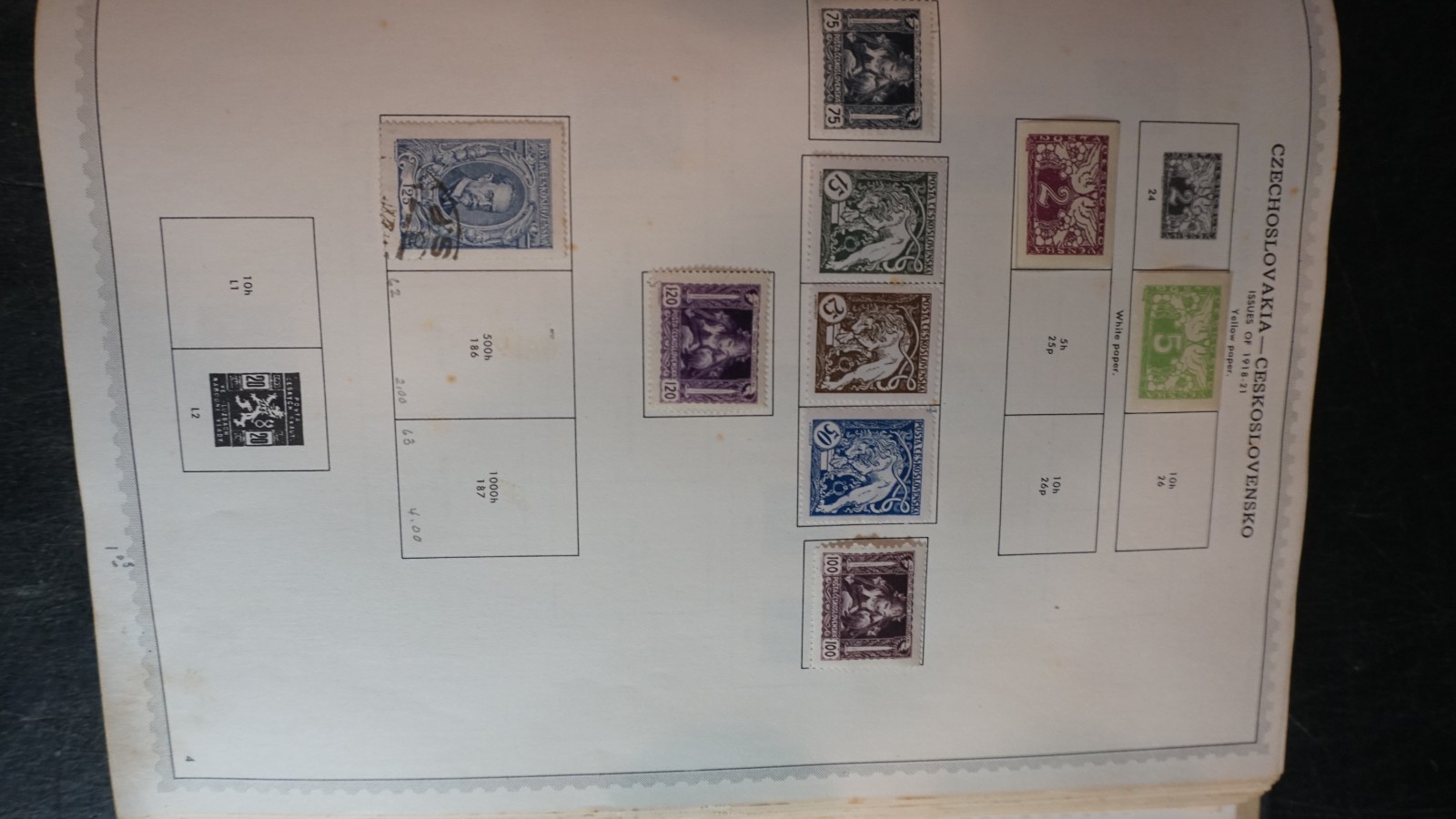 Czechoslovakia nice collection in album