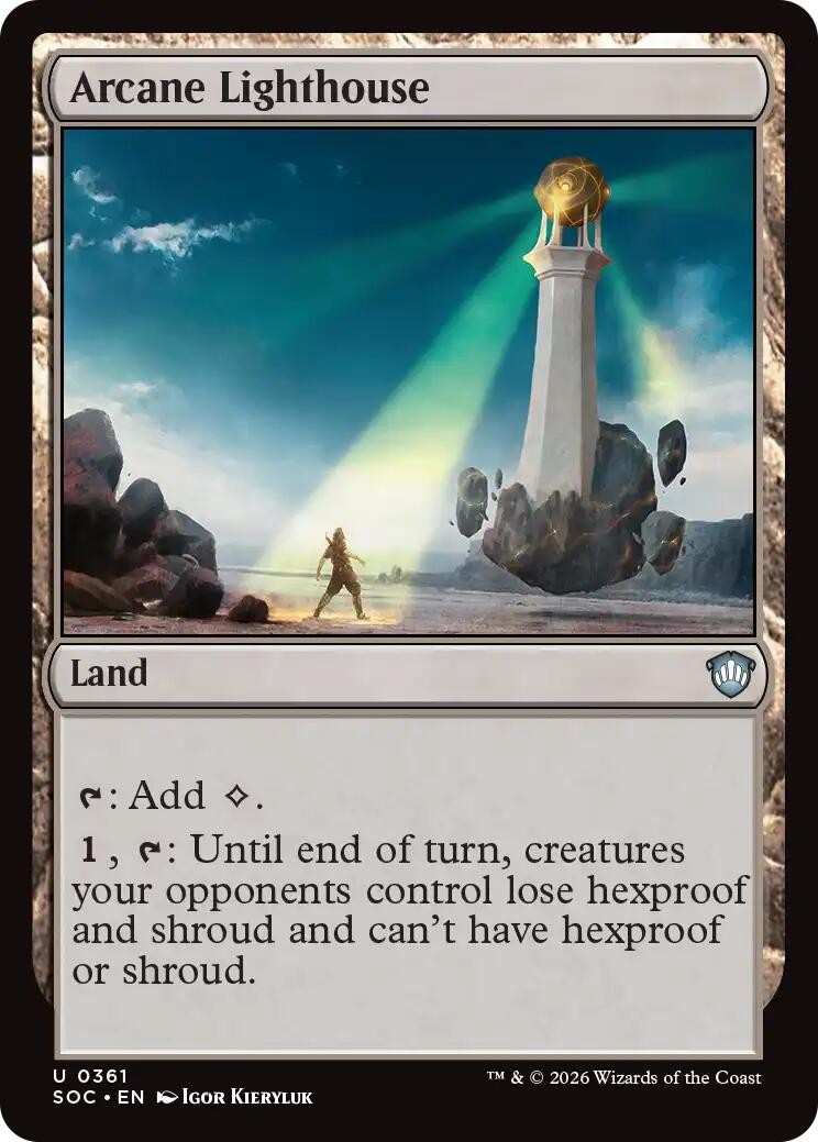 Arcane Lighthouse - 361 - NM - Commander: Secrets of Strixhaven - MTG