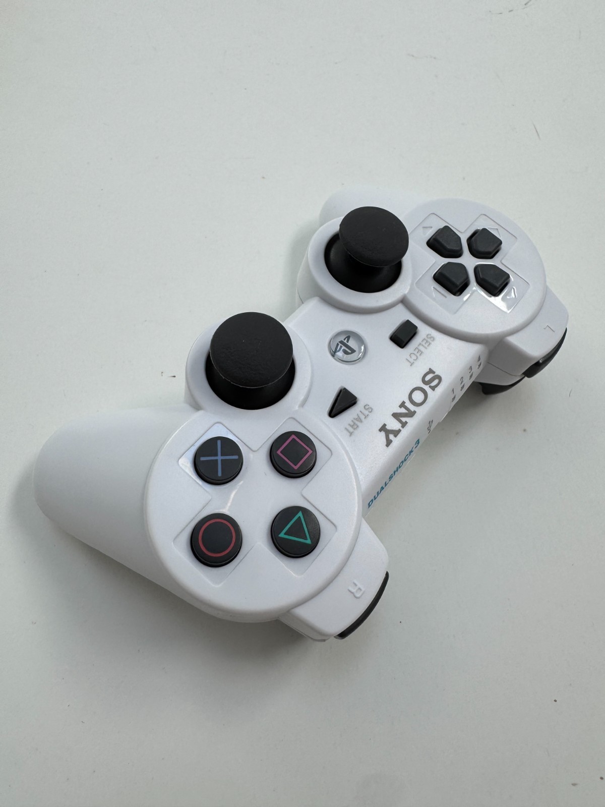 Sony PlayStation 3 PS3 Dualshock 3 Controller White - Gently Used
