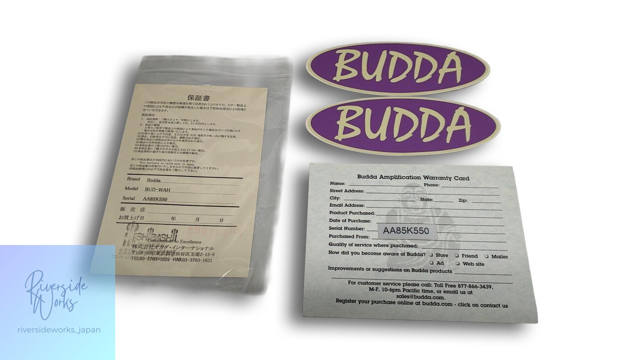 BUDDA BUD-WAH Wah Effects Pedal for Guitar