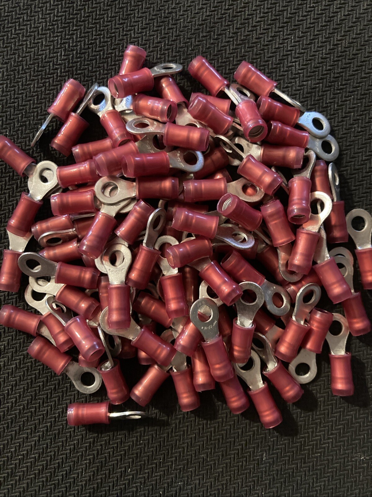 AMP 36152 22-16   #6 Stud Ring Term. Nylon Insulated Aviation Grade  100 pcs.