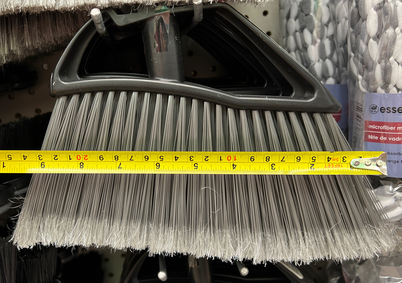 Angle Broom Head Replace Head Essentials 11.81 in 7.28 in.