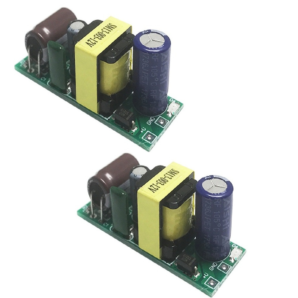 2PCS 12V 300mA Industrial Grade Switch Mode Power Supply 3W AC85-264V Input