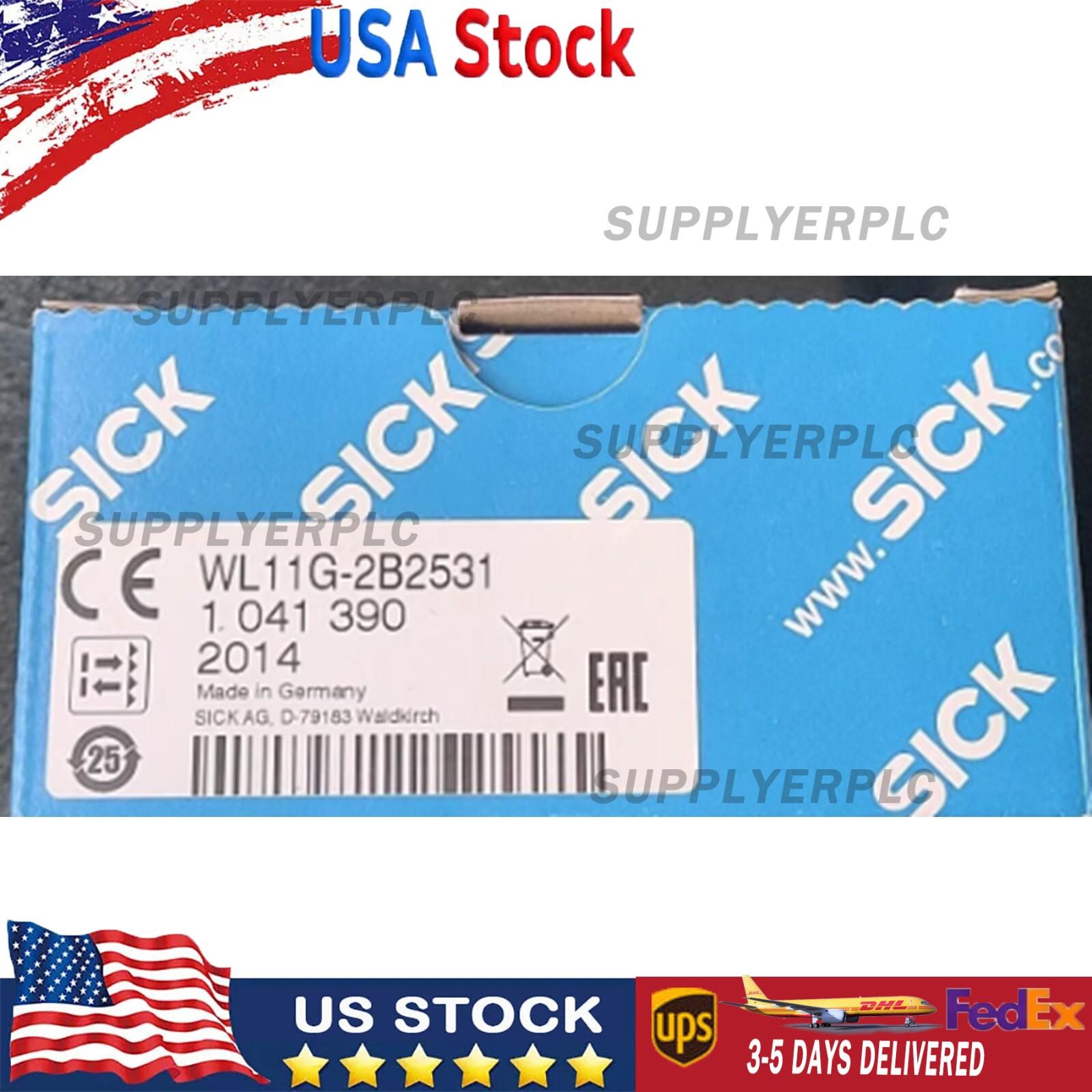 US FREE TAX  SICK WL11G-2B2531 WL11G2B2531 1041390 Photoelectric