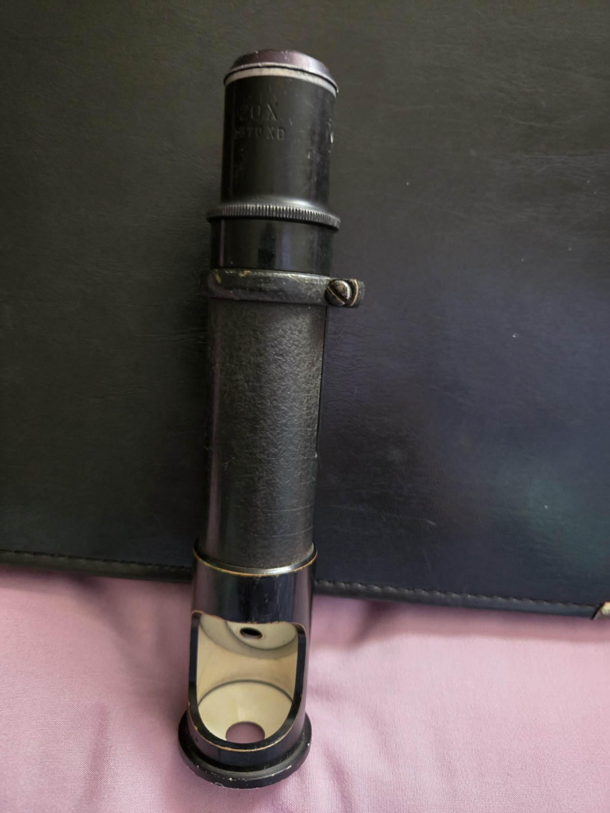 Antique Bausch And Lomb Microscope And Optical Measuring Instrument.
