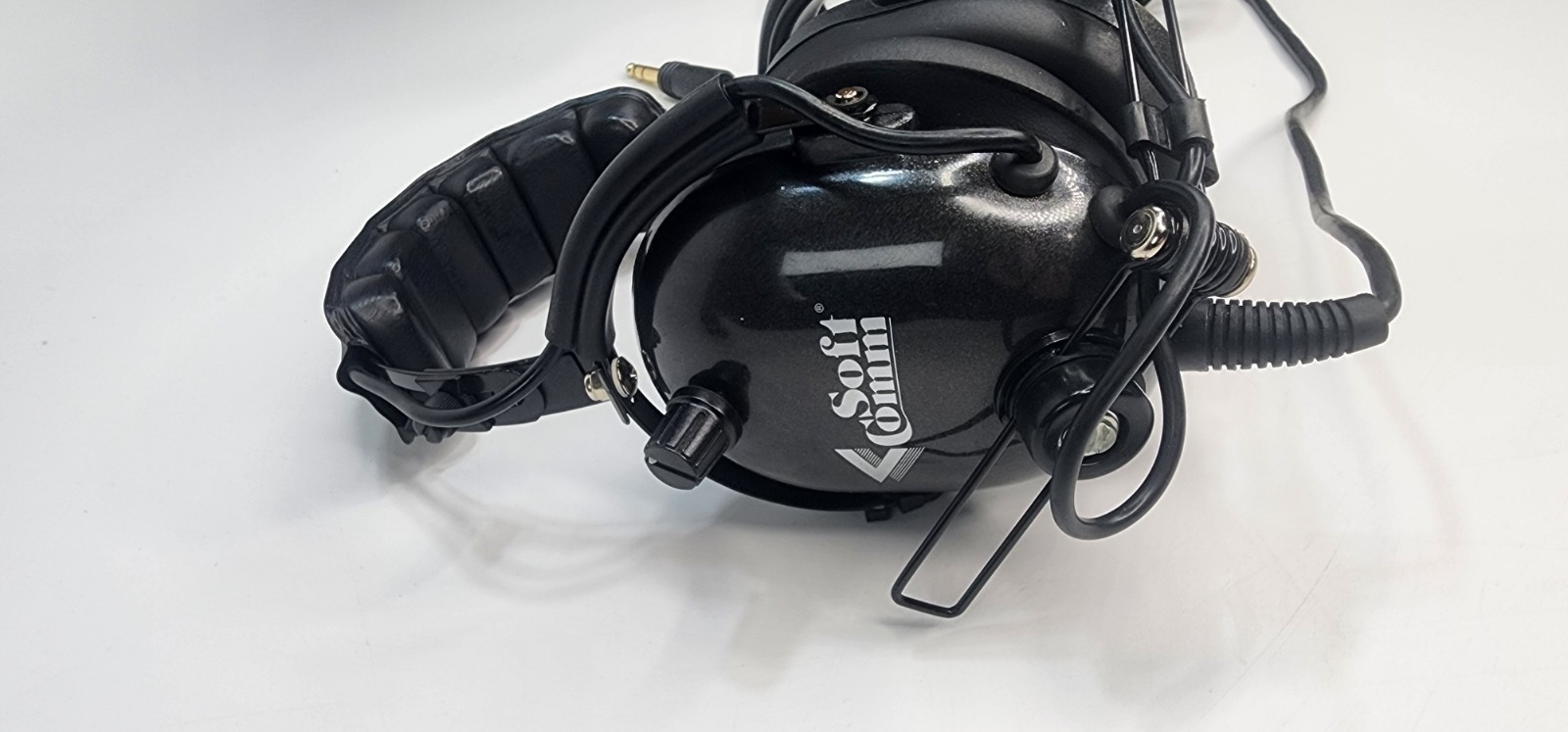 SoftComm C-10 Chancellor - Passive Aviation Headset With Microphone Tested
