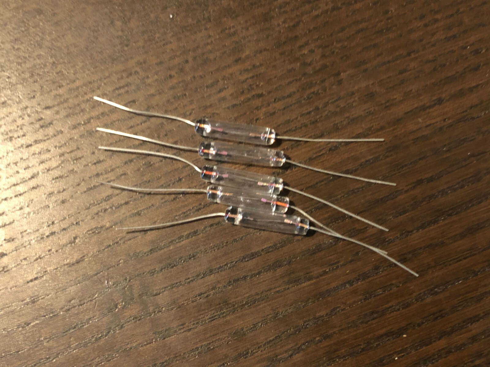 5 New Warm White 12v 100ma Axial Wired Lamps INCANDESCENT Vu Meter Light Bulbs