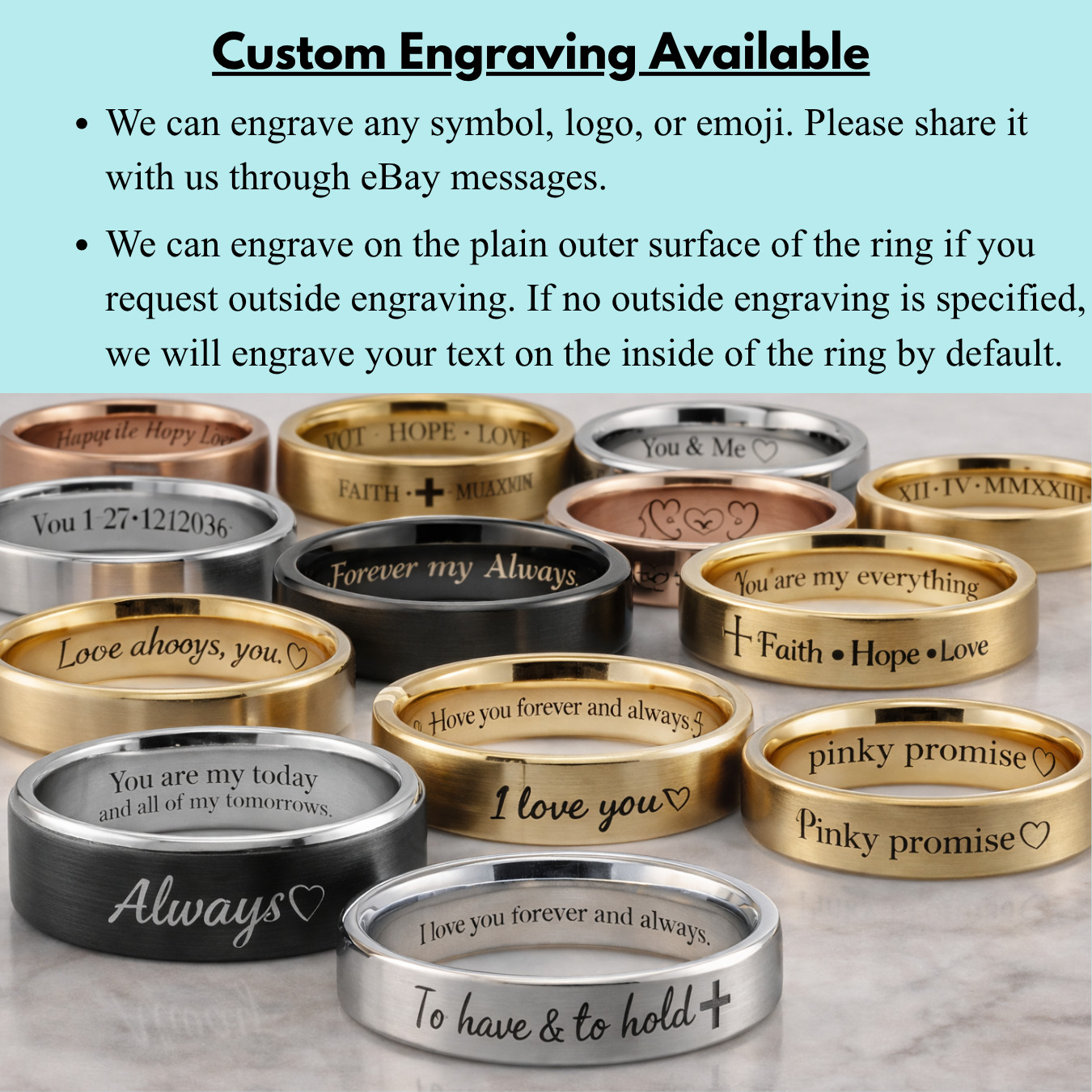 Double-Strip Silver Tungsten Wedding Ring Personalized 8mm Unique Style Band