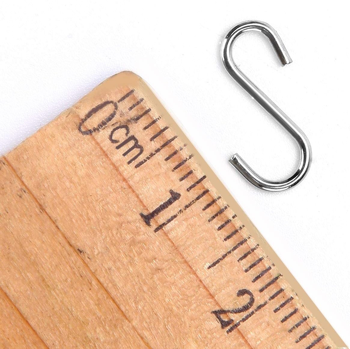 100 Pcs Small S Shaped Hooks - 1/2 Inch Mini S Hooks for Crafts, DIY Projects