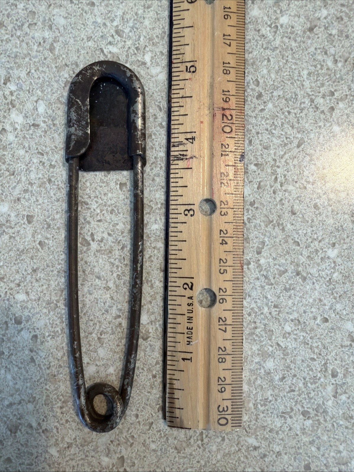 Vintage Horse Blanket Safety Pin 5” inches Long