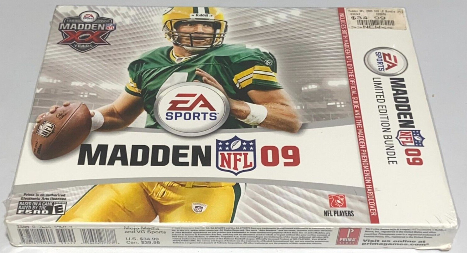 Madden NFL 09 Prima Official Game Guide Paperback 2008 Brand New & Sealed