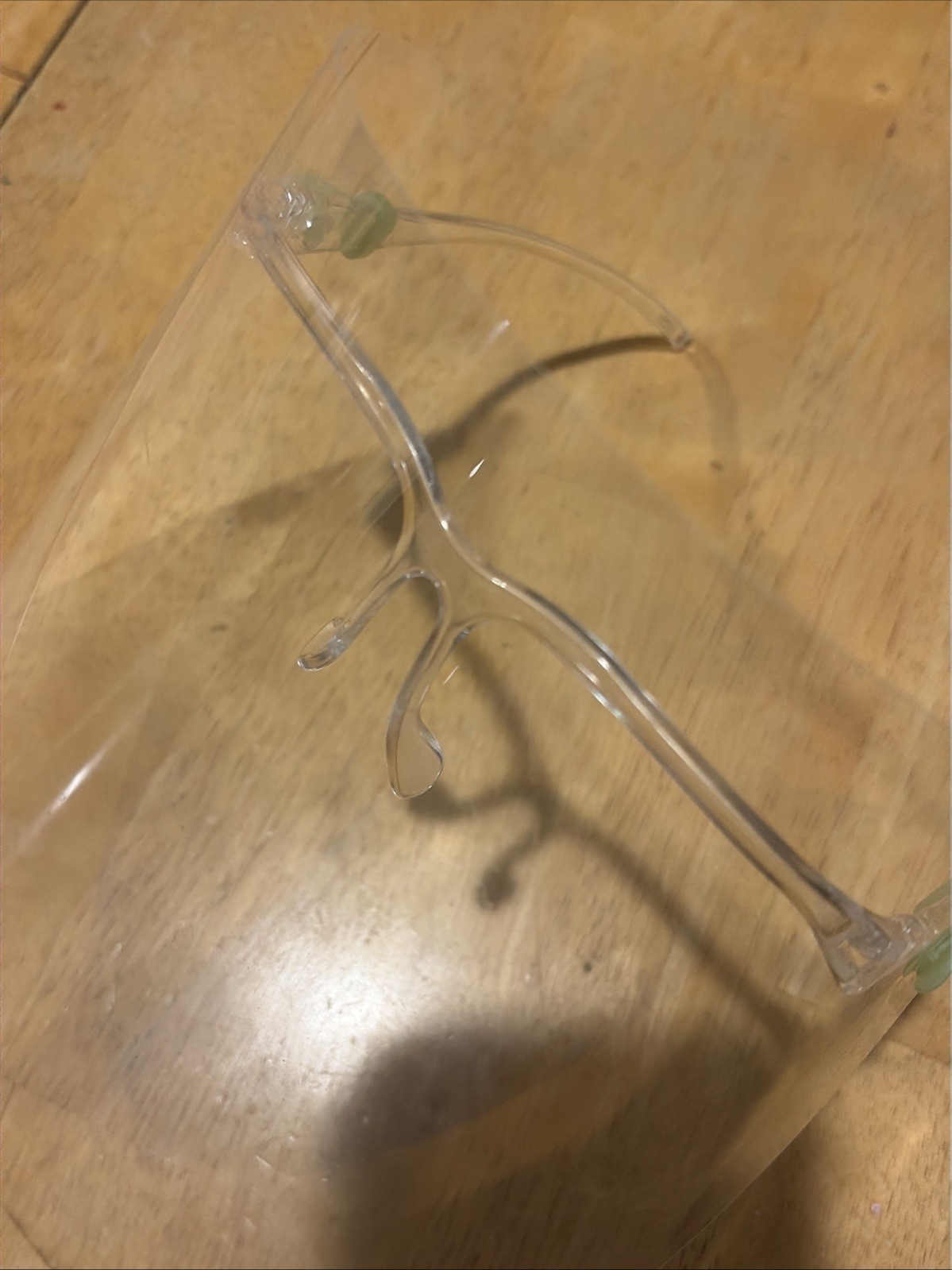 Face Shield Clear Glasses Safety Mask EUC
