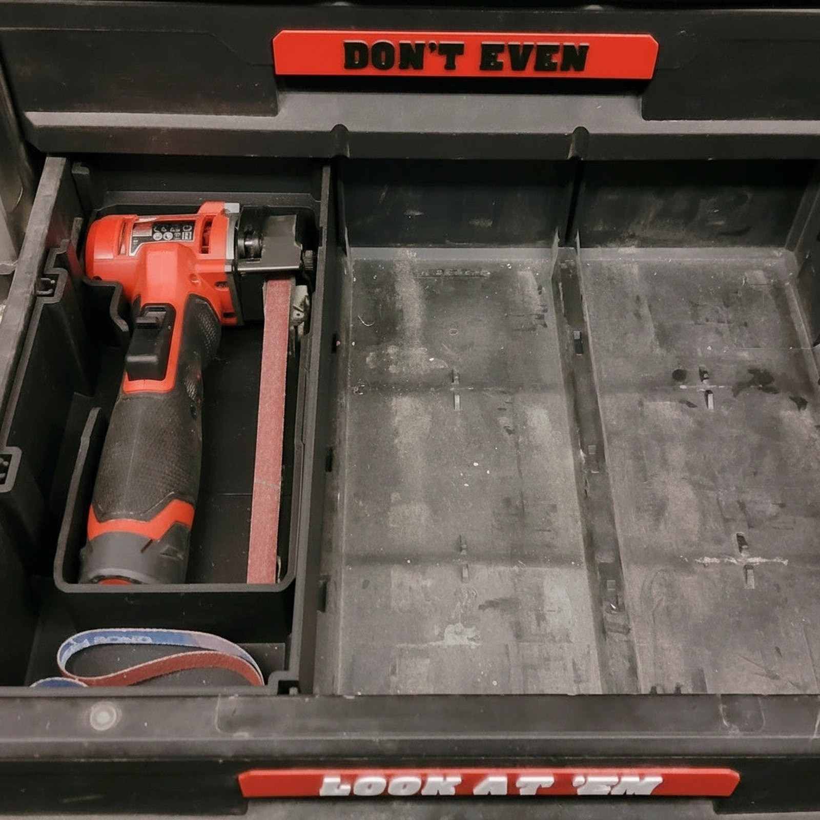 Milwaukee PACKOUT Drawer Insert – M12 Belt File (Insert Only) MD
