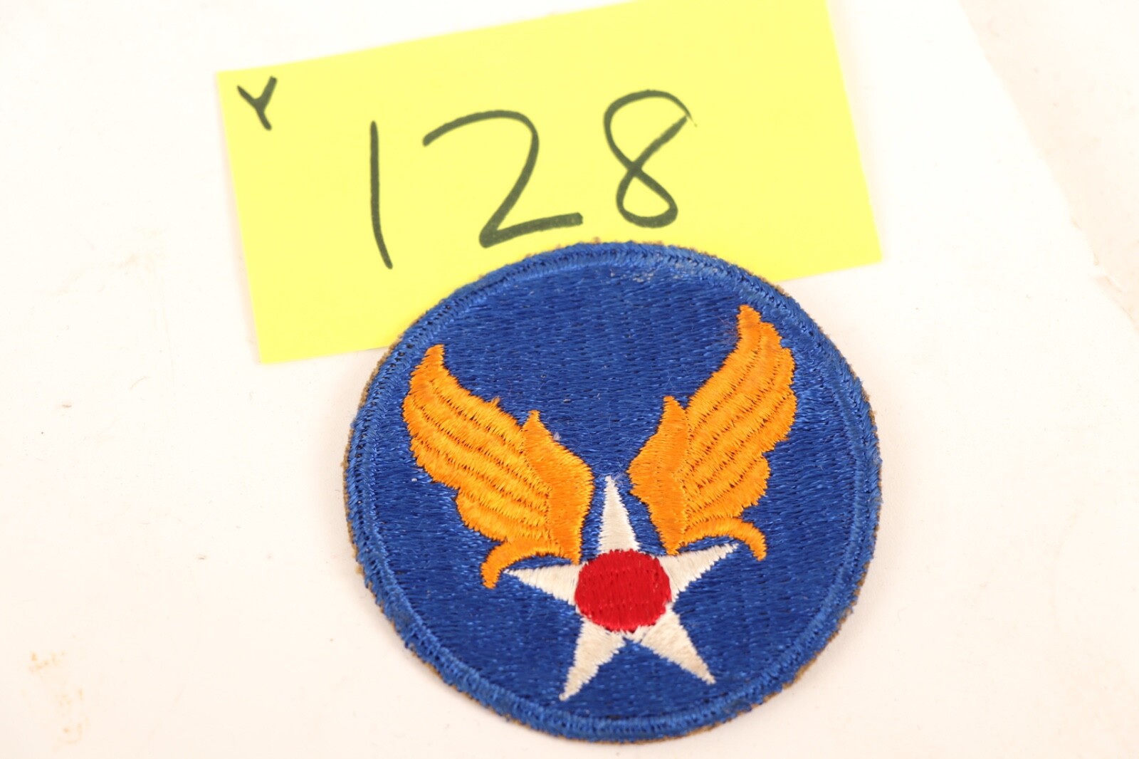 Beautiful example of a Album Removed NOS Army Air Force Patch from WWII