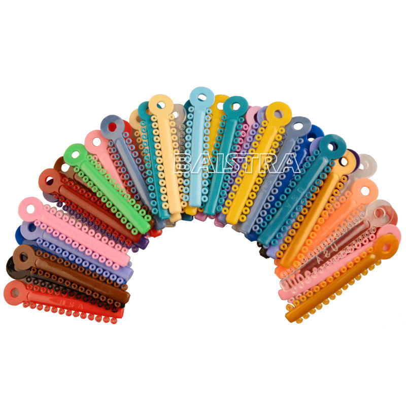 Dental Orthodontic Braces Kit 0.022 Roth Brackets NiTi Arch Wire Ligature Ties
