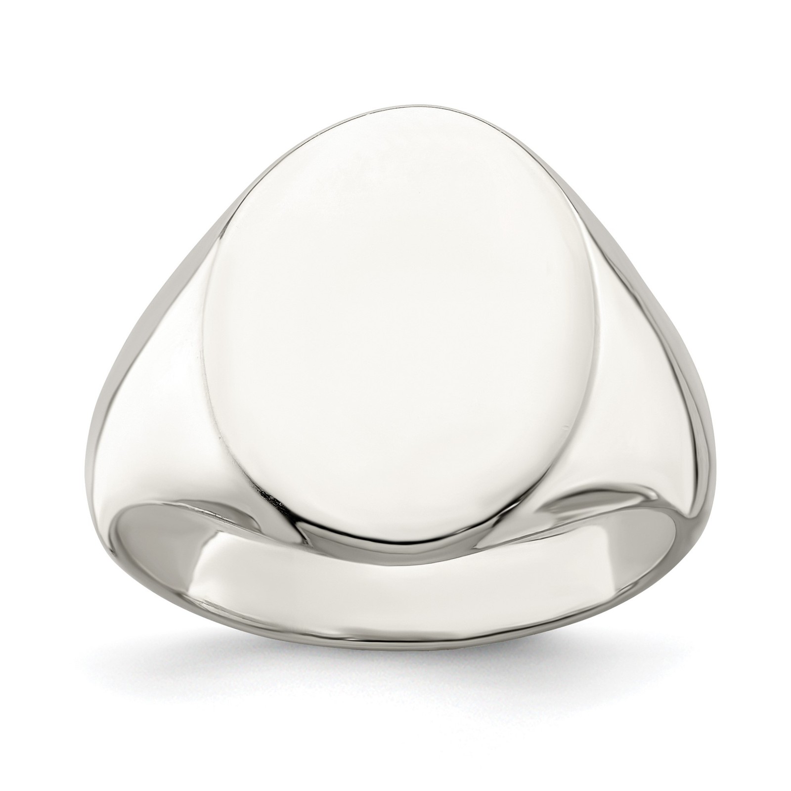 Sterling Silver Signet Ring - Size 7 Mens Womens