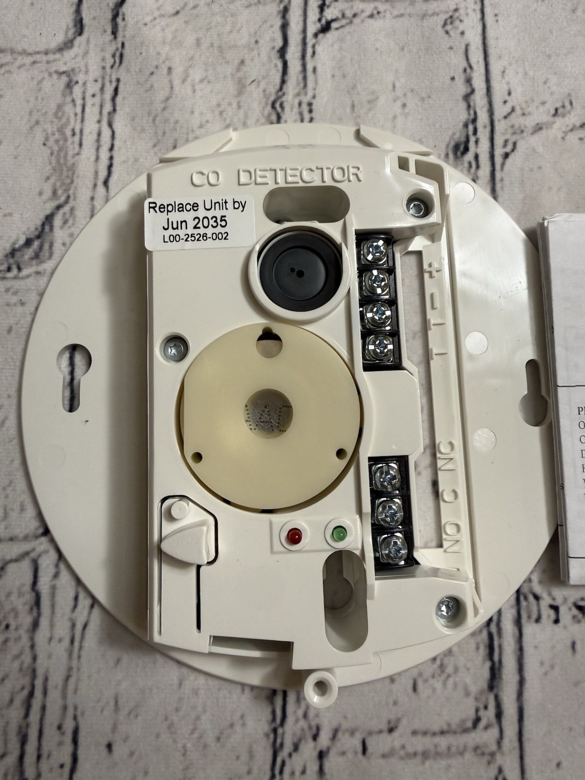 System Sensor CO1224TR Round, 12/24V, System-Monitored Carbon Monoxide Detector