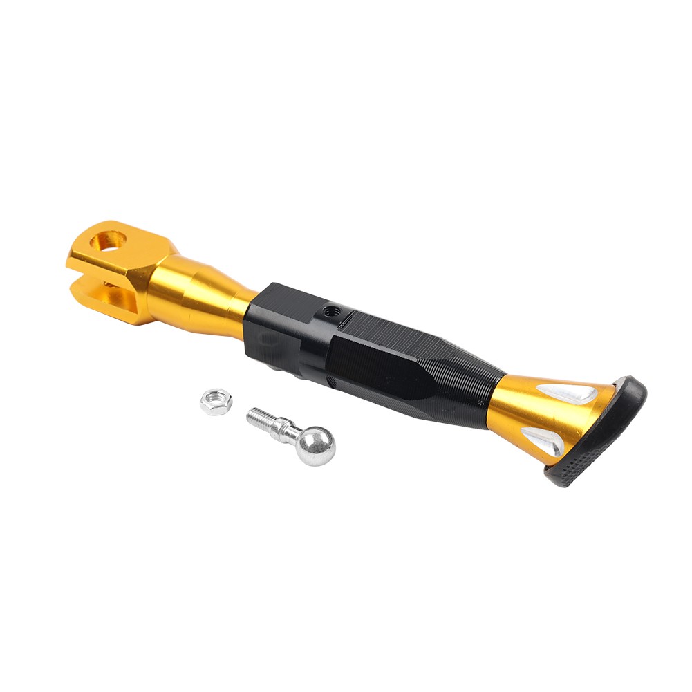 Motorcycle Universal Adjustable Kickstand Foot Side Support Kick Stand Gold