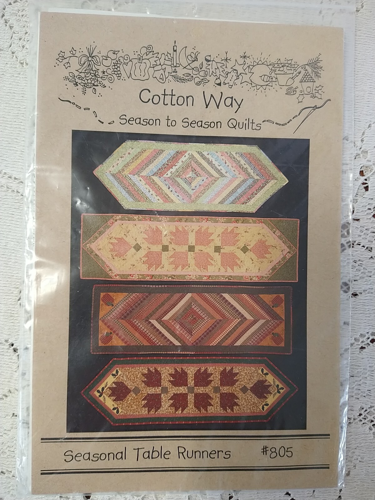 Cotton Way Season to Season Quilts Seasonal Table Runners #805