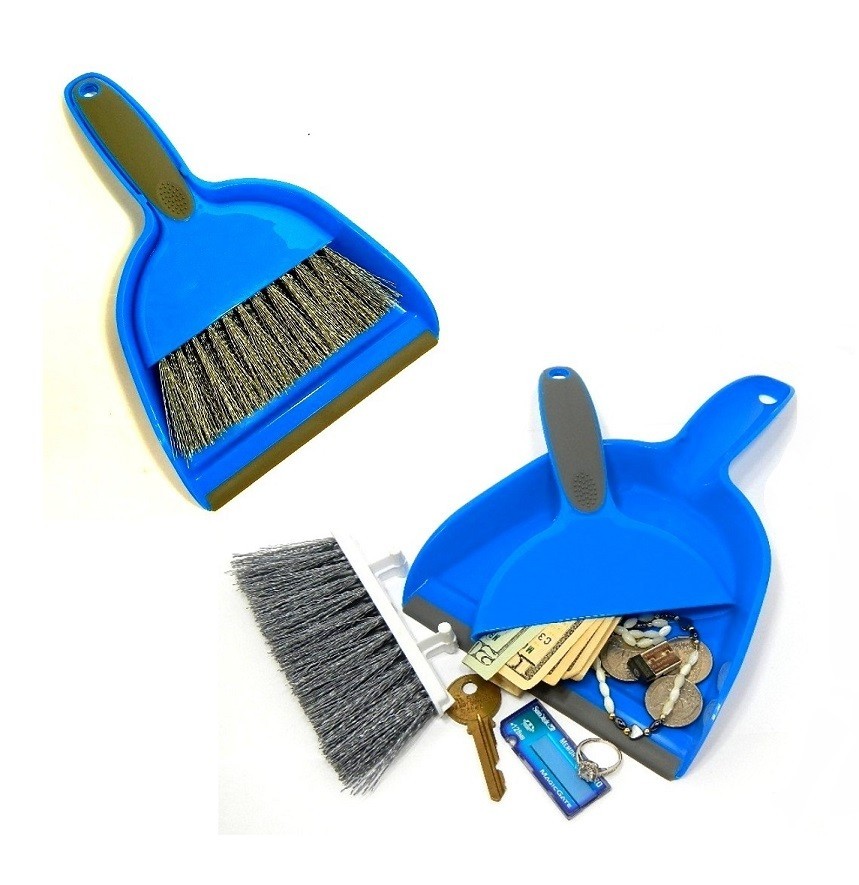 Mini Dust Broom Diversion Safe Hidden Secret Stash Container Jewels Cash Gold